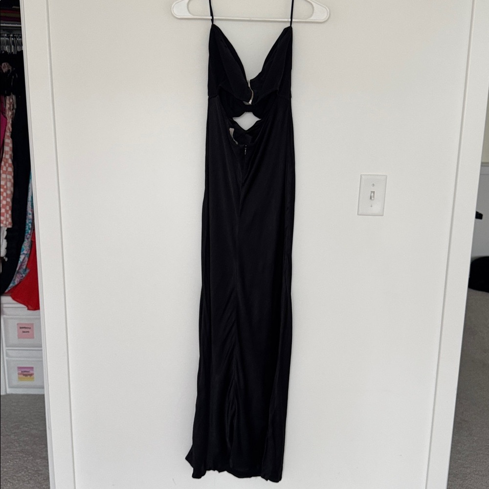 bec + bridge Halle Black Strapless Dress - Size 10 - Picture 6 of 9